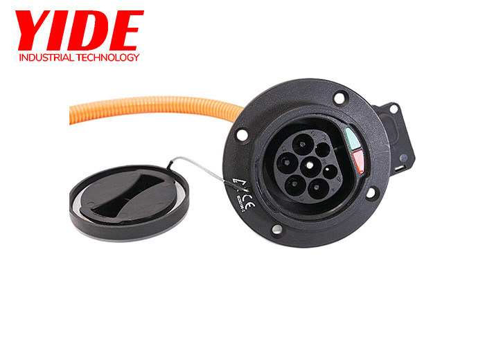 Round Electric Car Connector Types 5PIN Famale 32A 16A TUV