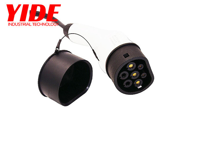 Interlock EV Connector Types 16A 32A IP68 Car AC Connectors 5 PIN Male